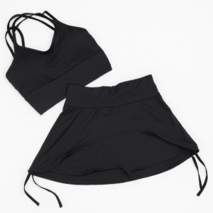 Conjunto shorts saia